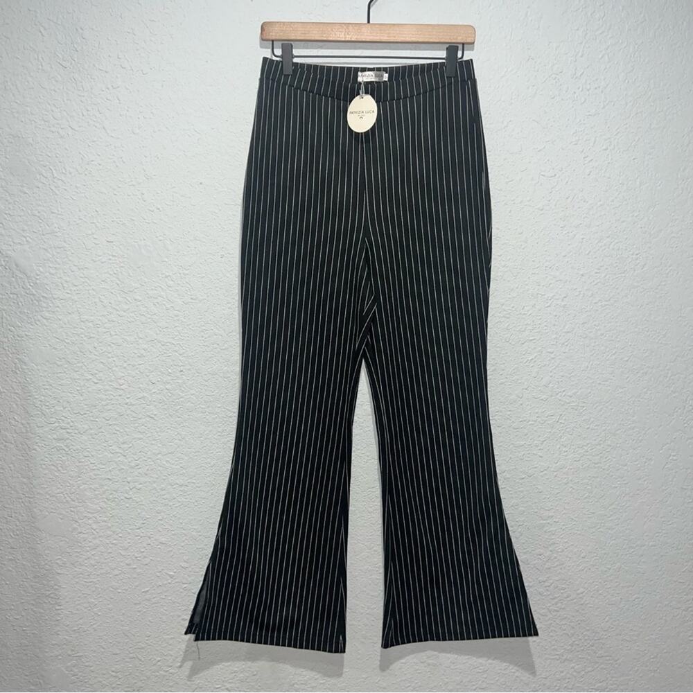 Patrizia Luca Flare Leg Pinstripe Pants - Picture 3 of 6